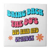 80年代を取り戻す タイル (正面)