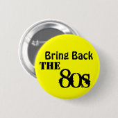 80年代を取り戻す 缶バッジ (正面&裏面)