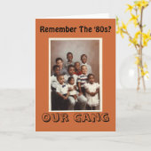 80年代を覚えてる?当社の集団グリーティングカード カード (黄色い花)