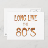 80年代を長生き ポストカード (正面/裏面)
