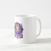 80年代エアロビクス ネオン 猫 楽しい 猫好き デザイン - 80年代 コーヒーマグカップ (正面右)