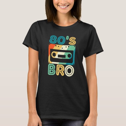 80年代カセットテープヴィンテージ80年代が大好きmusi tシャツ (正面)