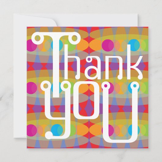 80年代カードありがとう サンキューカード (正面)