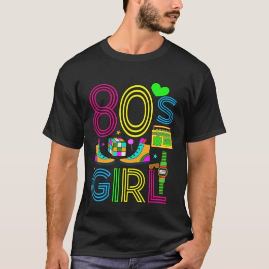 80年代ガールファッション・テーマパーティーの衣装 1980年代 Tシャツ (正面)