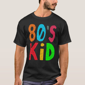 80年代キッドコーディネート女性男性ヴィンテージ動揺してレトロ Tシャツ
