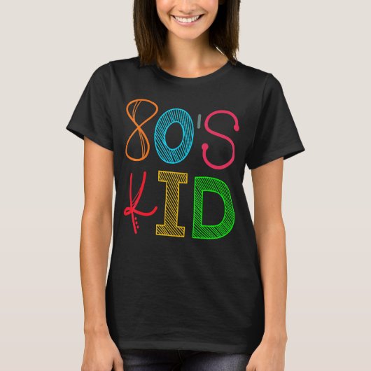 80年代キッドヴィンテージレトロパーティー Tシャツ (正面)
