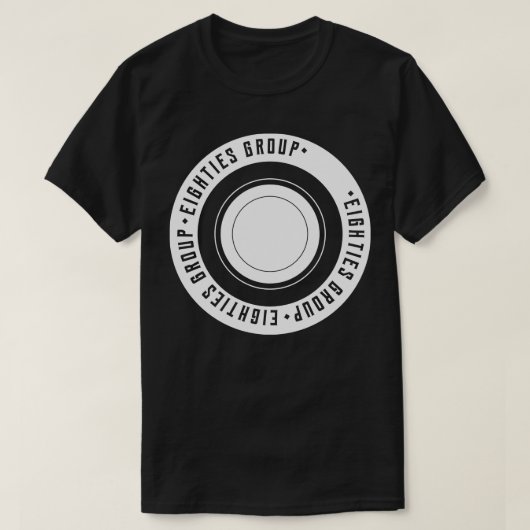 80年代グループバンド Tシャツ (デザイン正面)