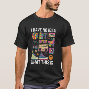 80年代コスチュームパーティーレトロポップ・アートのヴィンテージ文化90年代Ou Tシャツ
