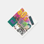 80年代コラージュのカクテルナプキン スタンダードカクテルナプキン (角)