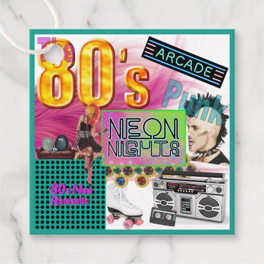 80年代コラージュ フェイバータグ (正面)