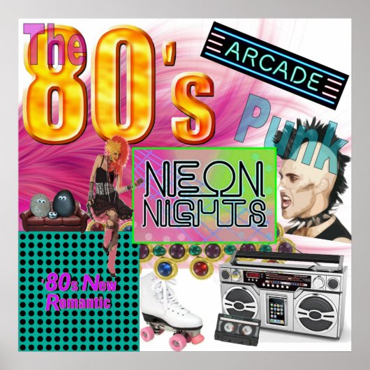 80年代コラージュ ポスター (正面)