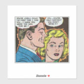 80年代ゴールデンエイジホラーヴィンテージ漫画 シール (シート)