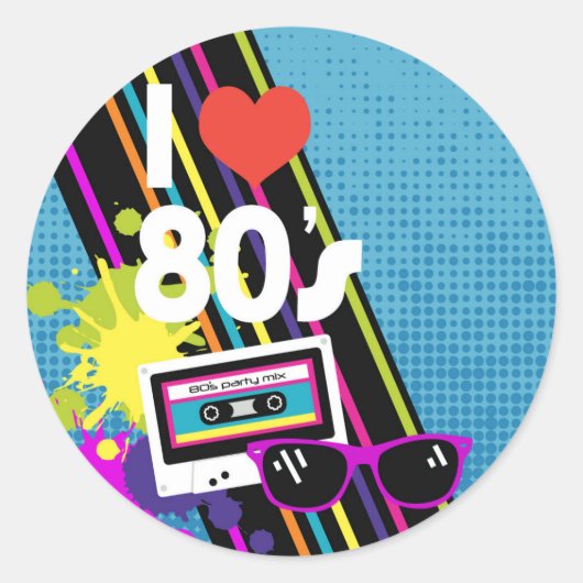 80年代サンキューラベル ラウンドシール (正面)