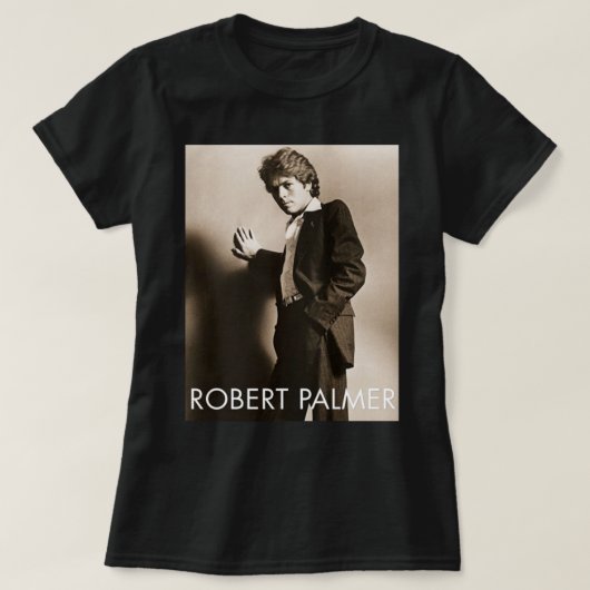 80年代シンガーソングライター歌手アートロックプロデューサー Tシャツ (デザイン正面)