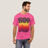 80年代スタイル 1989 ヴィンテージ Tシャツ (正面フル)