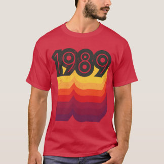 80年代スタイル 33歳 1989年 誕生日おもしろグッズ Tシャツ