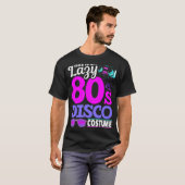 80年代ディスコ音楽1980年代コスチュームパーティーレトロ80 Tシャツ (正面フル)