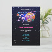 80年代ネオン招待状 招待状 (スタンド正面)