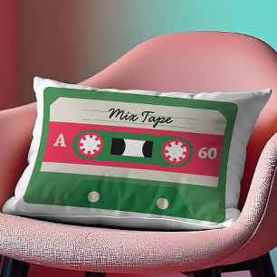 80年代ノベルティカセットテープイラストレーション アクセントクッション