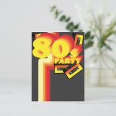 80年代パーティー インビテーションポストカード (スタンド正面)