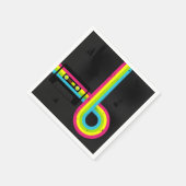 80年代パーティー スタンダードカクテルナプキン (角)