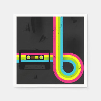 80年代パーティー スタンダードカクテルナプキン