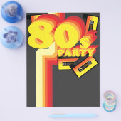 80年代パーティー チラシ (シングル)