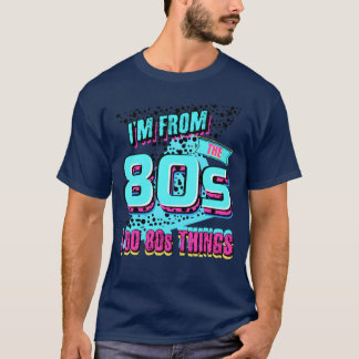 80年代パーティー 1980 面白い Tシャツ