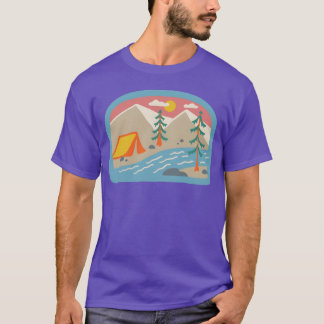 80年代ヒッピーファミリーキャンプ Tシャツ