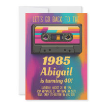 80年代ビンテージバースデー招待状へ戻る