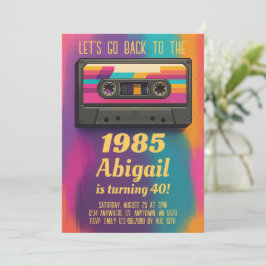 80年代ビンテージバースデー招待状へ戻る 招待状