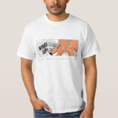 80年代ビンテージ風ディノフレンド ボシカTシャツ Tシャツ (正面)