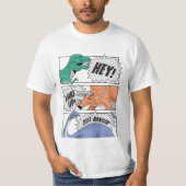 80年代ビンテージ風ディノフレンド ボシカTシャツ Tシャツ (正面)
