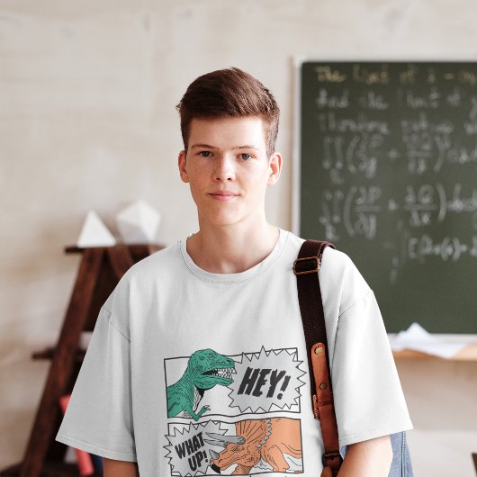 80年代ビンテージ風ディノフレンド ボシカTシャツ Tシャツ
