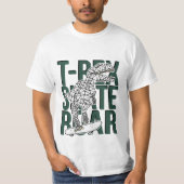 80年代ビンテージ風ディノフレンド ボシカTシャツ Tシャツ (正面)
