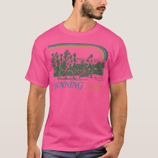 80年代フィットネスマラソン パロディーランニング Tシャツ