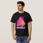 80年代フィットネス Let's Get Physical Tシャツ (正面フル)