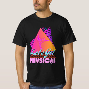 80年代フィットネス Let's Get Physical Tシャツ