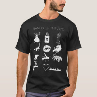 80年代ヘアバンド ロックバンド 女子 Tシャツ