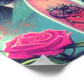 80年代ホラーガール ポスター (角)