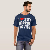 80年代ホラー映画好き女子 Tシャツ (正面フル)