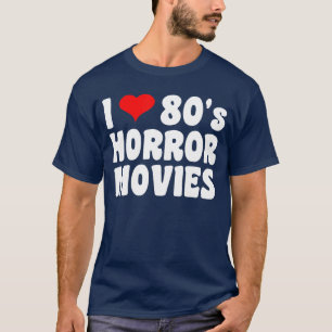 80年代ホラー映画好き女子 Tシャツ