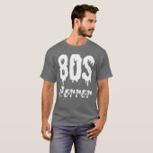 80年代ホラー映画 スリラー好きな人へ ハロウィン Tシャツ (正面フル)