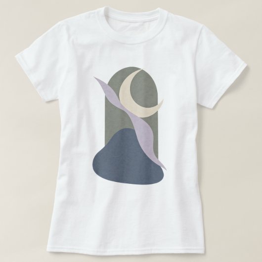 80年代ポップアートパターンレディースTシャツ Tシャツ (デザイン正面)