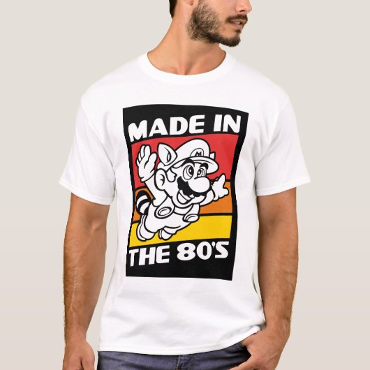 80年代マリオ Tシャツ (正面)