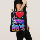 80年代ミュージックラジオラブ80年代ディスコ トートバッグ (クローズアップ)