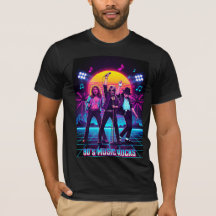 80年代ミュージック・ロックス・レトロ・レジェンズ・コンサートTシャツ