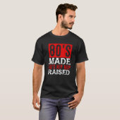 80年代メイド90年代のヒップホップ Tシャツ (正面フル)