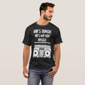 80年代メイド90年代のヒップホップ Tシャツ (正面フル)