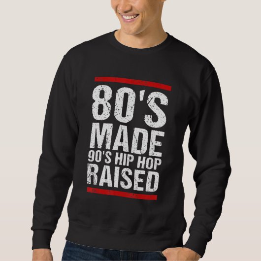 80年代メイド90年代ヒップホップアパレル1 スウェットシャツ (正面)